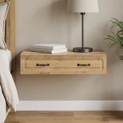 Produktbild von vidaXL Wandmontierter Beistelltisch 87,5 x 34,5 x 17 cm Holzwerkstoff