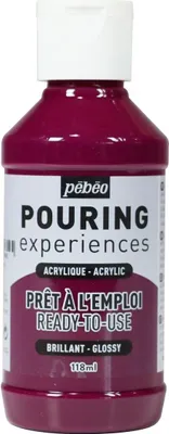 Produktbild von Glänzende Acrylfarbe für Pouring - Magenta - 118 ml
