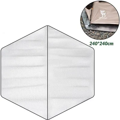 Immagine prodotto di Qunature Alumatte Isomatte Picknickmatte 240*240cm Outdoor Zeltmatte tragbar