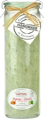 Produktbild von Duftwindlicht "Papaya Limette" - Größenwahl: Big-Jumbo