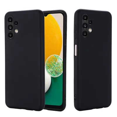 Produktbild von Handyhülle für Samsung Galaxy A13 4G Schutzhülle Handy Hülle Case aus Silikon Tpu Cover Schwarz