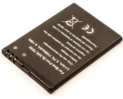 Produktbild von Akku für Bea-fon T850 Li-Ion 3,7 Volt 1100 mAh schwarz.