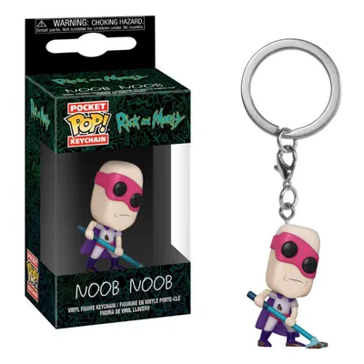 Produktbild von Funko Rick and Morty Pocket POP! Vinyl Schlüsselanhänger Noob-Noob 4 cm FK35928