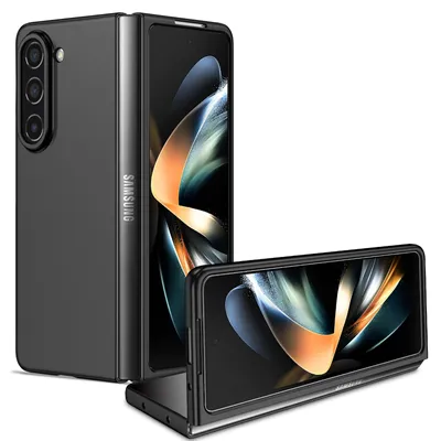 Immagine prodotto di Custodia per Samsung Galaxy Z Fold 5, sottile custodia rigida in PC antigraffio nero