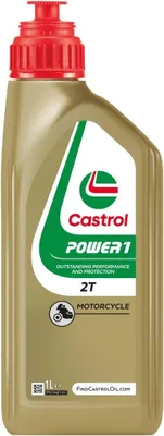 Produktbild von Castrol Power1 2T, 1 l, Sommer/Winter, Motorrad, Ottomotor, 1 Stück(e)