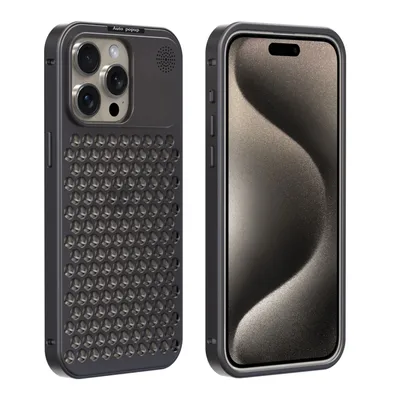 Obrázek produktu pro Pro Apple iPhone 15 Pro Max Prémiové hliníkové pouzdro s regulací odvodu tepla
