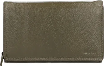 Produktbild von Mika Damengeldbörse Leder grün ca. 15 x 10,5 x 4,5 cm 42167