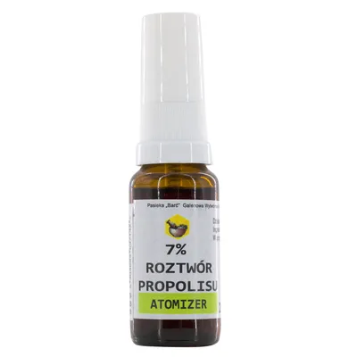 Zdjęcie produktu dla 7% Roztwór propolisu z atomizerem 20ml