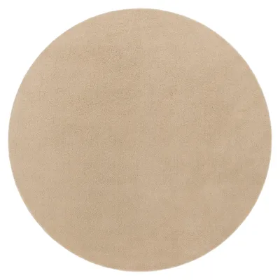 Produktbild von Paco Home Waschbarer Teppich Wohnzimmer Kurzflor Einfarbiger Moderner Stil Weich 120 cm rund