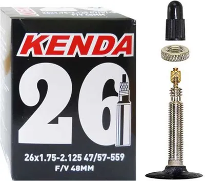 Produktbild von Kenda Universal Presta 48 Mm Fahrradschlauch Schwarz 26´´ / 1.75-2.125 Schwarz 26´´