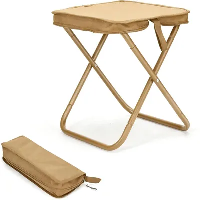 Image de Tabouret de camping pliable pour adultes, léger et portable