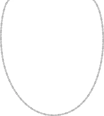 Produktbild von Celesta Silber Collier 925 Silber rhodiniert 925/- Sterling Silber 43cm weiß 064250193-45
