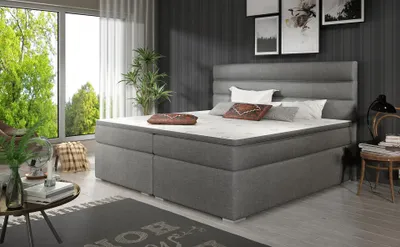 Obrázok produktu pre Kontinentálna posteľ 160x200 SERION - antracitová