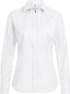 Produktbild von Greiff Modern with 37.5® Damen Bluse Langarm Kent Regular Fit Weiß 40