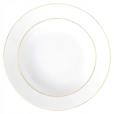 Produktbild von Chodzież NINA Tiefer Teller Porzellan Goldlinie 22,5 cm