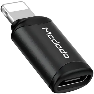 Immagine prodotto di Adattatore Telefonico Mcdodo Da Usb-C A Lightning Nero Ot-7680 Ot-7680