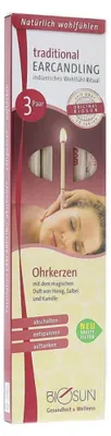 Produktbild von BIOSUN Ohrkerzen traditional Filter, 6 St. Kerze