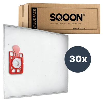 Produktbild von SQOON Staubsaugerbeutel 30 Stück Geeignet für Numatic Henry/James / PPR240, ersetzt Modell 604015, Ersatz-Staubbeutel mit hoher Filtration für optimale Staubaufnahme, langlebig und passgenau