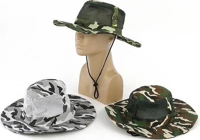 Image de Chapeau motif camouflage 37cm MIX - (Textiles)