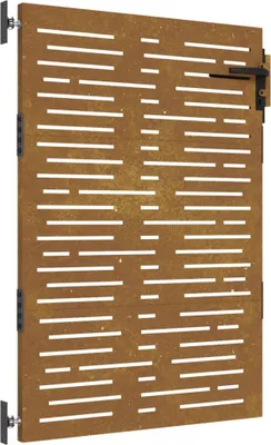 Immagine prodotto di vidaXL Cancello da giardino 85x125 cm in acciaio corten Design quadrato