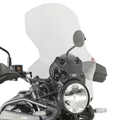 Image de Pare-brise transparent KAPPA 48 x 44 cm pour ROYAL ENFIELD Himalayan 450