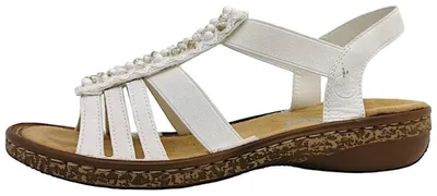 Immagine prodotto di Rieker Corrales: Sandali da donna, colore bianco, per il tempo libero