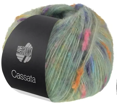 Produktbild von Lana Grossa - Cassata 0011 zartgrün hellorange rosa hellgrau lila