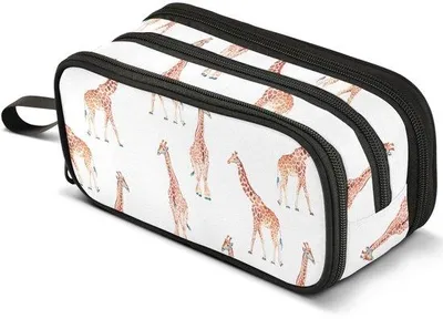 Productafbeelding van Giraffes Pennenetui met 3 Compartimenten