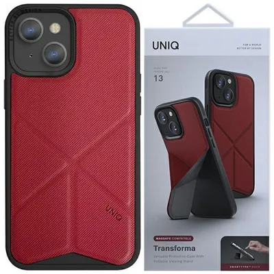 Zdjęcie produktu dla Uniq Etui Transforma Iphone 13 6,1" Czerwony/Coral Red Magsafe