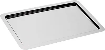 Produktbild von APS 12100 GN-Tablett PROFI LINE 1/2, Edelstahl hochglanzpoliert, 32,5 x 26,5 cm, Höhe 1,5 cm, Germany