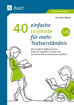 Produktbild von 40 einfache Lesetexte für mehr Textverständnis 5-6
