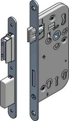 Produktbild von Einsteckschloss WG mit Magnetfalle | Keilbart, DM 50 , VK 8,5 mm, Sperre 110