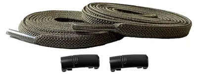 schnuersenkel elastisch olive magnete schwarz