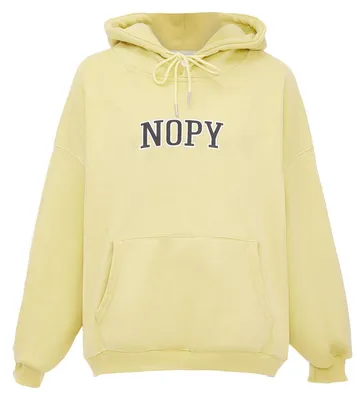Image de Sweat à capuche CALEY pour femme - Jaune, XS/S