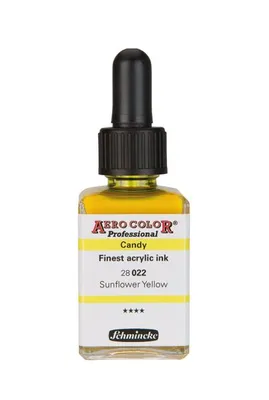 Produktbild von Schmincke Aero Color Sunflower Yellow 28ml Candy-Farben 28 022 023