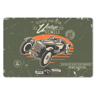 Produktbild von MuchoWow® Schreibtischunterlage Oldtimer - Oldtimer - Auto 60x40 cm - XXL Mauspad - Großes Mauspad
