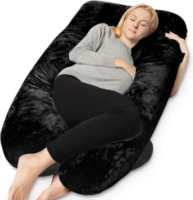 Immagine prodotto di Supporto a forma di U per la gravidanza, ideale per dormire comodamente su un lato