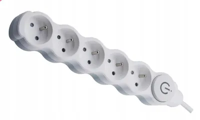 Immagine prodotto di Ciabatta multipresa Bemko da 5 metri con interruttore, 5 prese da 2P+T, 16A, 3500W