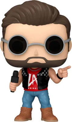 A Funko Pop! vinyl figure of a wrestling character.