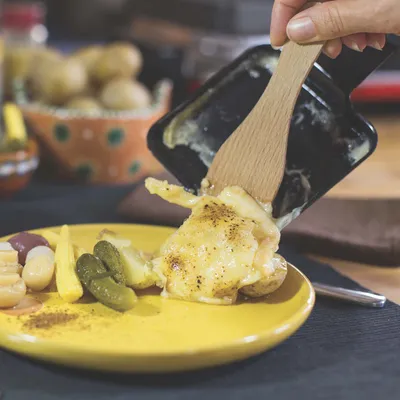 Productafbeelding van Set van 6 raclette-schrapers van hout