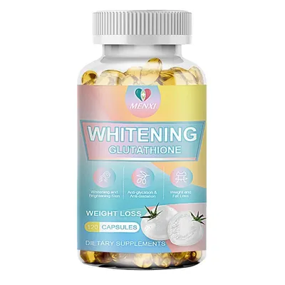 Image de Glutathion blanchissant 500 mg (120 gélules) Complément alimentaire, Cheveux, Peau, Ongles, Anti-âge, Anti-rides, Soin du visage, Nettoyant