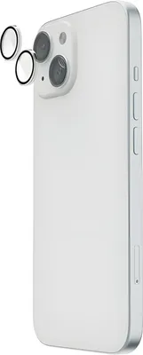 Produktbild von Hama Cam Protect, Apple, iPhone 15 / 15 Plus, Bruchfest, Schlagfest, Schlagfest, Kratzresistent, Splitterfrei, Transparent, 2 Stück(e)