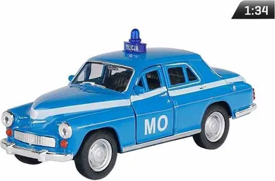 Zdjęcie produktu dla Model 1:34, PRL Warszawa 224 MILICJA OBYWATELSKA, niebieski (A884W224MON)