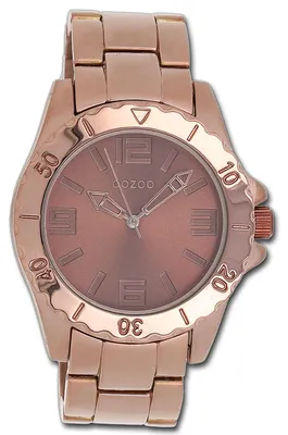 Imagen del producto de Oozoo Damenuhr: Reloj de pulsera para mujer, con correa de metal en color bronce, movimiento de cuarzo y esfera analógica. Modelo: D3UOC5304A