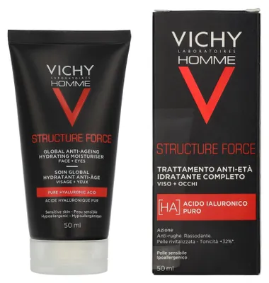 Immagine prodotto di Vichy Crema Vichy Homme Structure Force Trattamento idratante anti-età.