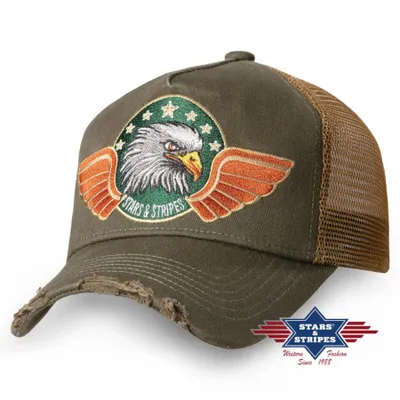 Produktbild von Stars & Stripes Basecap Truckercap Cap »Eagle«