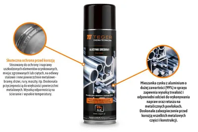 Productafbeelding van Aluzinkzilver, 500 ml / TEGER