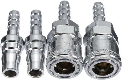Produktbild von Gasanschluss mit Schnellkupplungs-Adapter 8 mm für Grill und Caravan