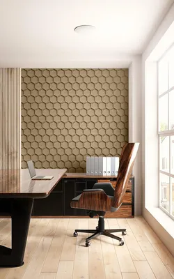 Zdjęcie produktu dla Panel Ścienny Zrównoważony Dekoracyjny HONEYCOMB Beżowy Korkowy