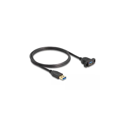 Produktbild von DeLOCK SuperSpeed USB 5 Gbps (USB 3.2 Gen 1) Kabel USB Typ-A Stecker zu Buchse 1 m zum Einbau schwarz, 1 m, USB A, USB A, USB 3.2 Gen 1 (3.1 Gen 1), 5 Gbit/s, Schwarz